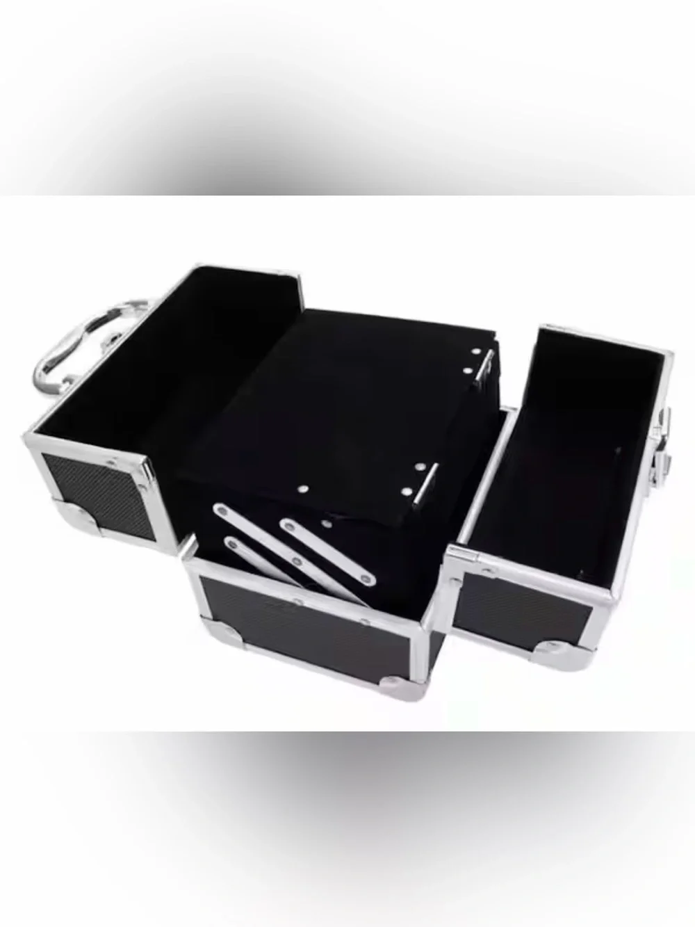 7/$70 Bundle Vanity Makeup Organizer Train Travel Lock/Key Case Aluminum 🔖